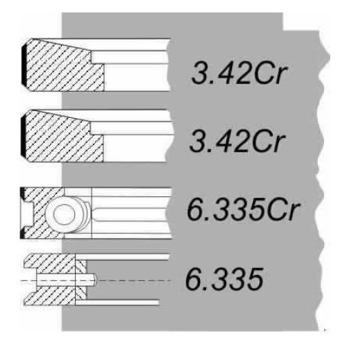 Piston rings SW400, 6CT107 TH019744, 004689, RI023ET, 10721R01, 10729R01, K1-1337-000, K11337000
