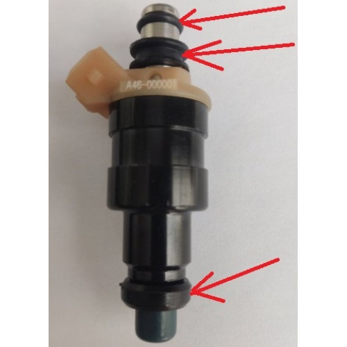 Fuel injector seal kit (O-ring) A46000001 (A46-000001), 8944494840 (8-94449-484-0)