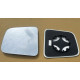 Left mirror insert Ford Ranger 1998-2006 (spherical)
