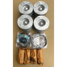 Поршень з кільцями 4D56U 4D56T 2.5 16V CRDI 91.6 +050 Mitsubishi L200 PAJERO 1110A593, 1110A594, 1110A595, 1110A596, 1110A597, 1110A598