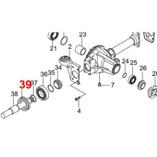 Outer half-axle oil seal SsangYong Actyon, Kyron, Rexton, Musso, Rodius, Stavic