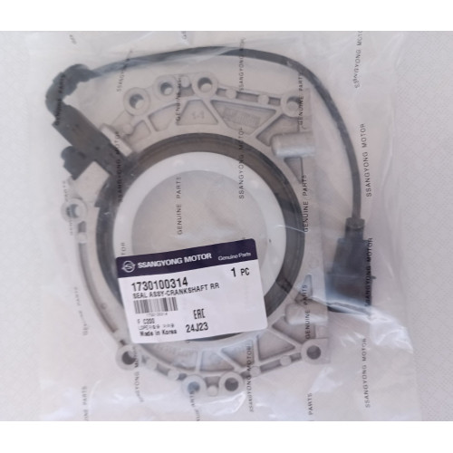 Rear crankshaft oil seal with housing SsangYong Actyon, Korando, Rexton, Tivoli 1.6 / 2.0 / 2.2 D (code: 1730100314 / 1730100214 / 1730100414)