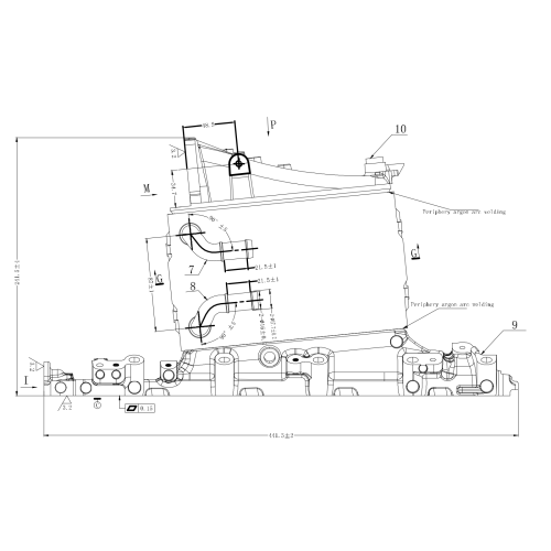 04L129711AB, 04L129711D, 04L129766AH Intake manifold with intercooler POLCAR 95C2J88, VIKA 11291803101, VAN WEZEL 58014706